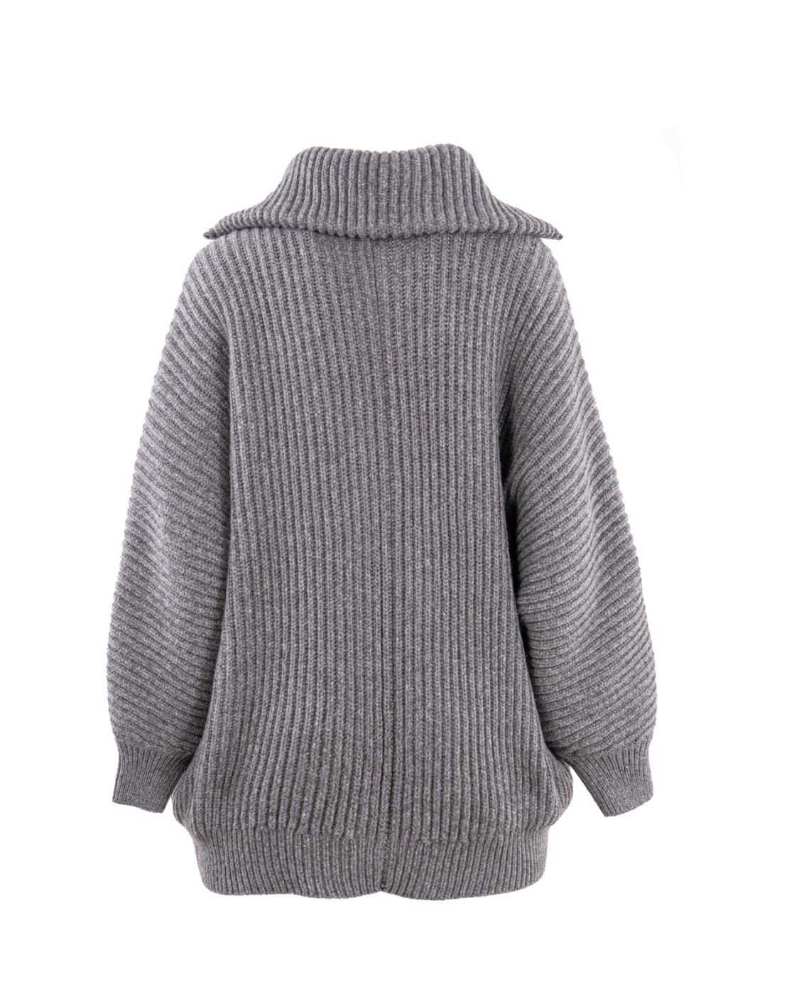 shop BRUNELLO CUCINELLI  Giaccone: Brunello Cucinelli cardigan grigio in cashmere con applicazioni floreali con catena monil.
Applicazione di fiori con catena monil in ecolathuni.
Due tasche laterali.
Cerniera con doppio cursore.
Composizione: 100% cashmere.
Made in Italy.. M52509906-C079 number 794760